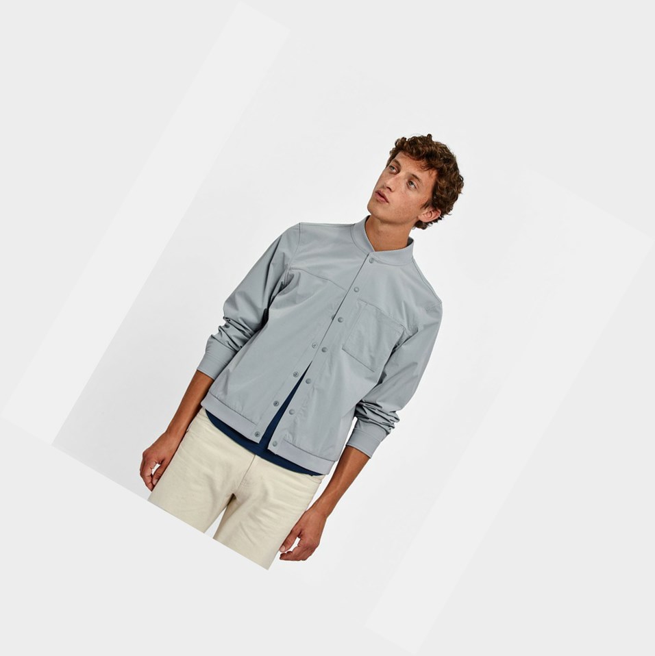 Aigle A Long Sleeves With Uvc,Dry Fast Function And Stretchable Camicie Uomo Grigie | ULC-650971