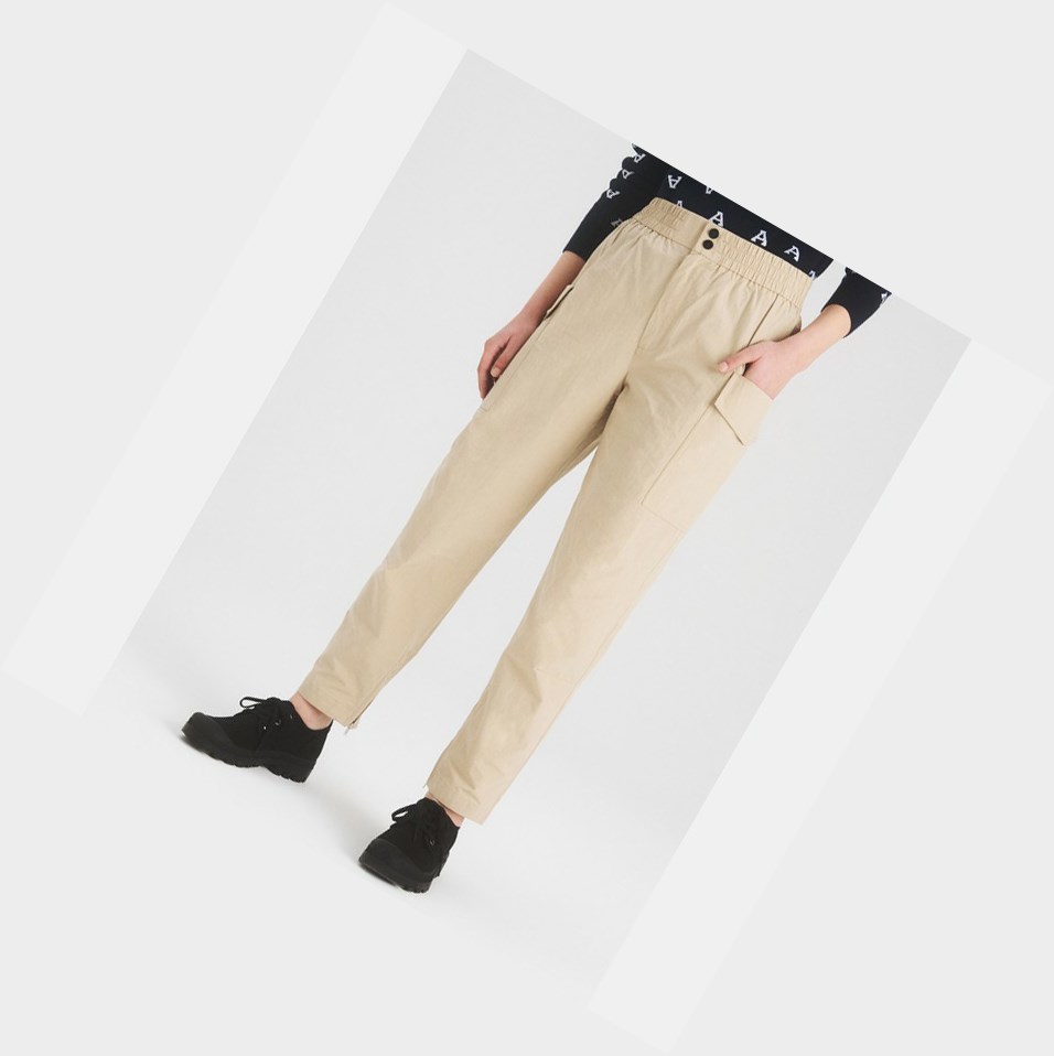 Aigle Cargo Pantaloni Donna Beige | BIT-156982