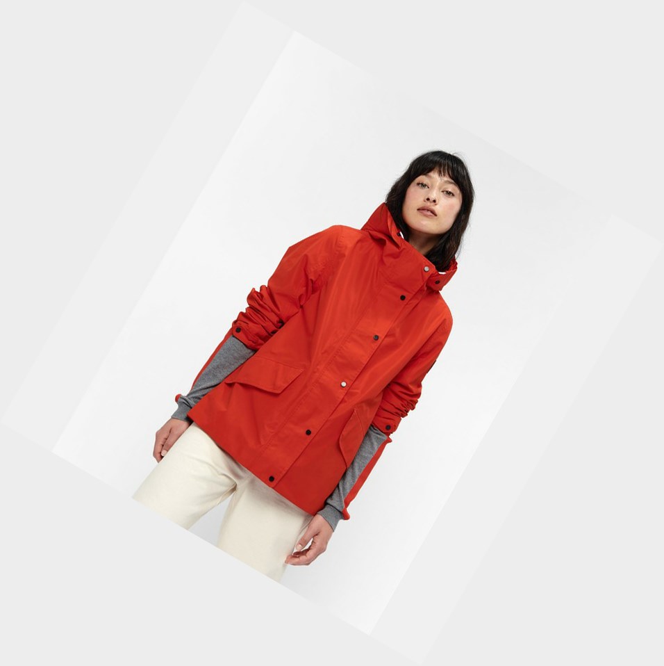 Aigle Impermeabili And Windproof Giacche Parka Donna Rosse | RKB-540189