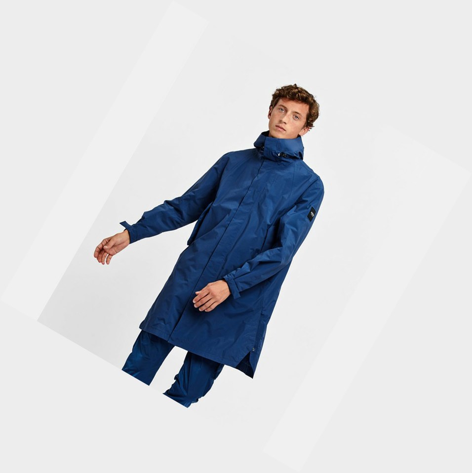 Aigle Long Impermeabili And Windproof Cappotti & Giacca Uomo Blu | INL-435780