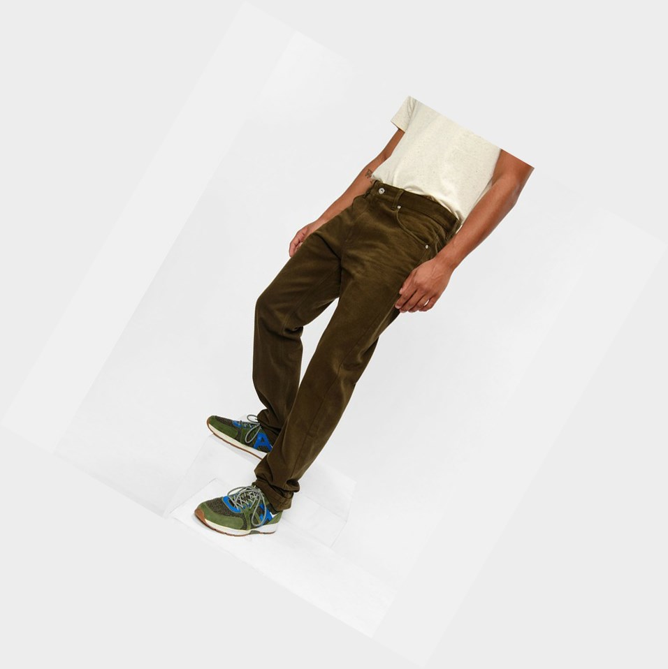 Aigle Recycled Cotone X Faguo Pantaloni Uomo Khaki | UCG-075412