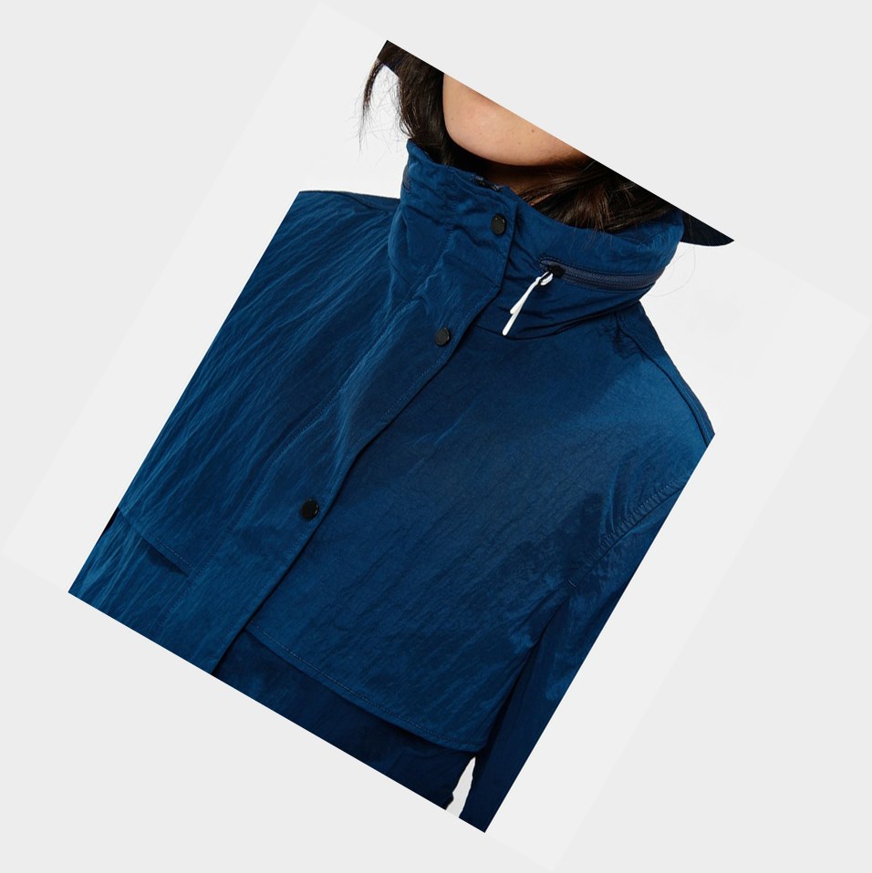 Aigle Single-breasted Trench Raincoat Cappotti & Giacca Donna Blu | TUL-054736