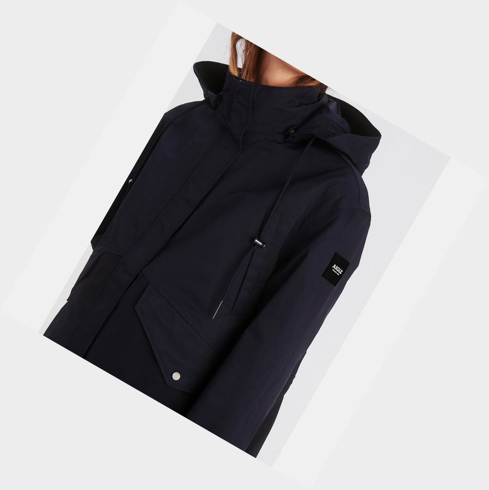 Aigle The Corta Country-inspired Giacche Parka Donna Nere | YLB-517632