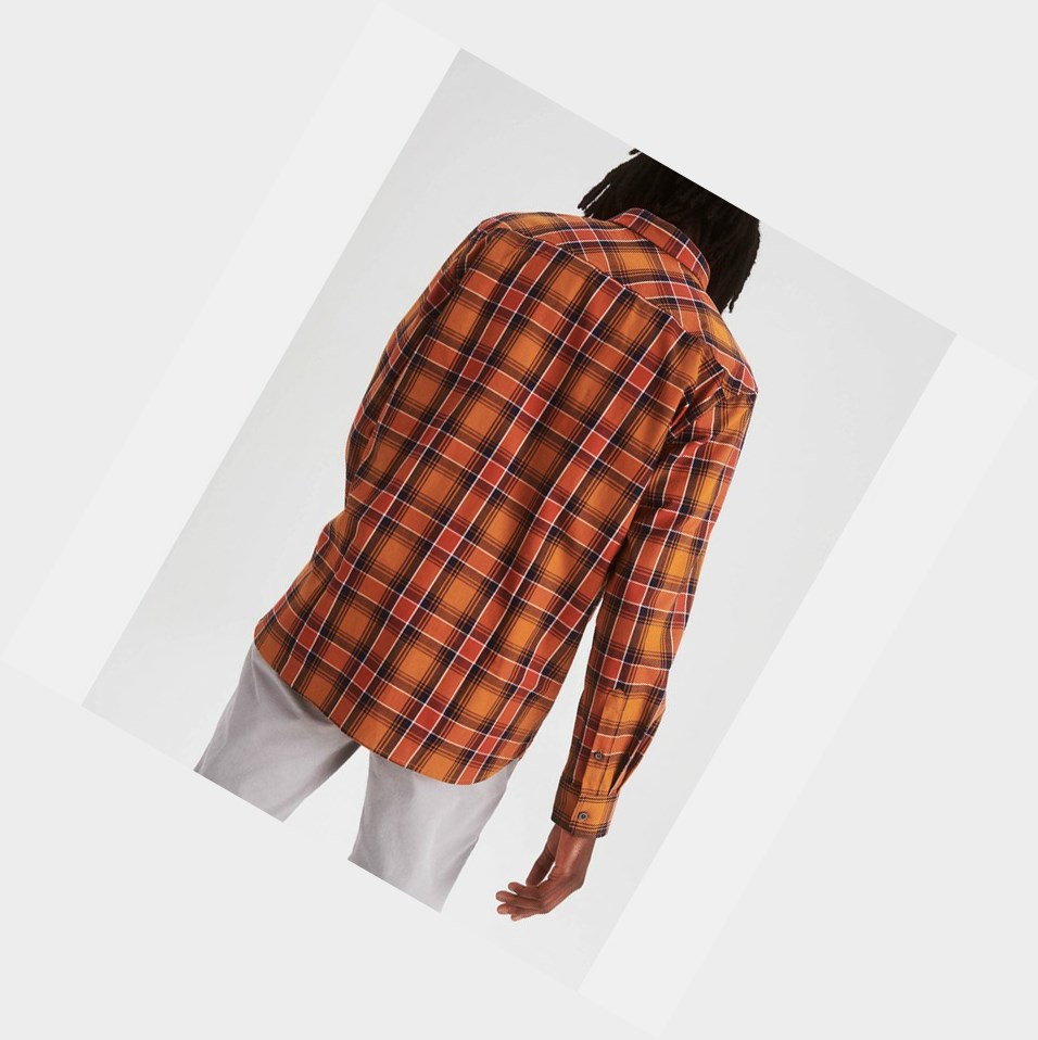 Aigle The Double-pocket Check Camicie Uomo Marroni | MFP-854701