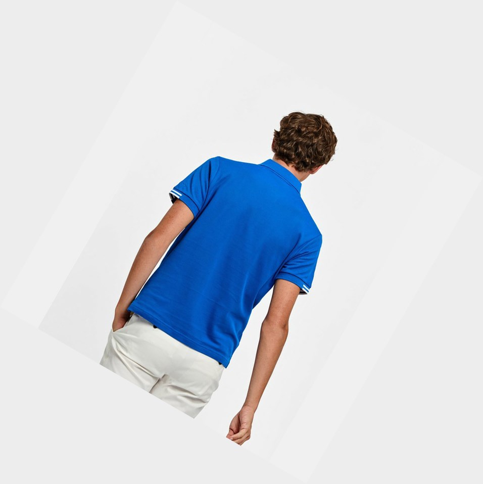 Aigle The Dry-fast Magliette Polo Uomo Blu | GOE-854270