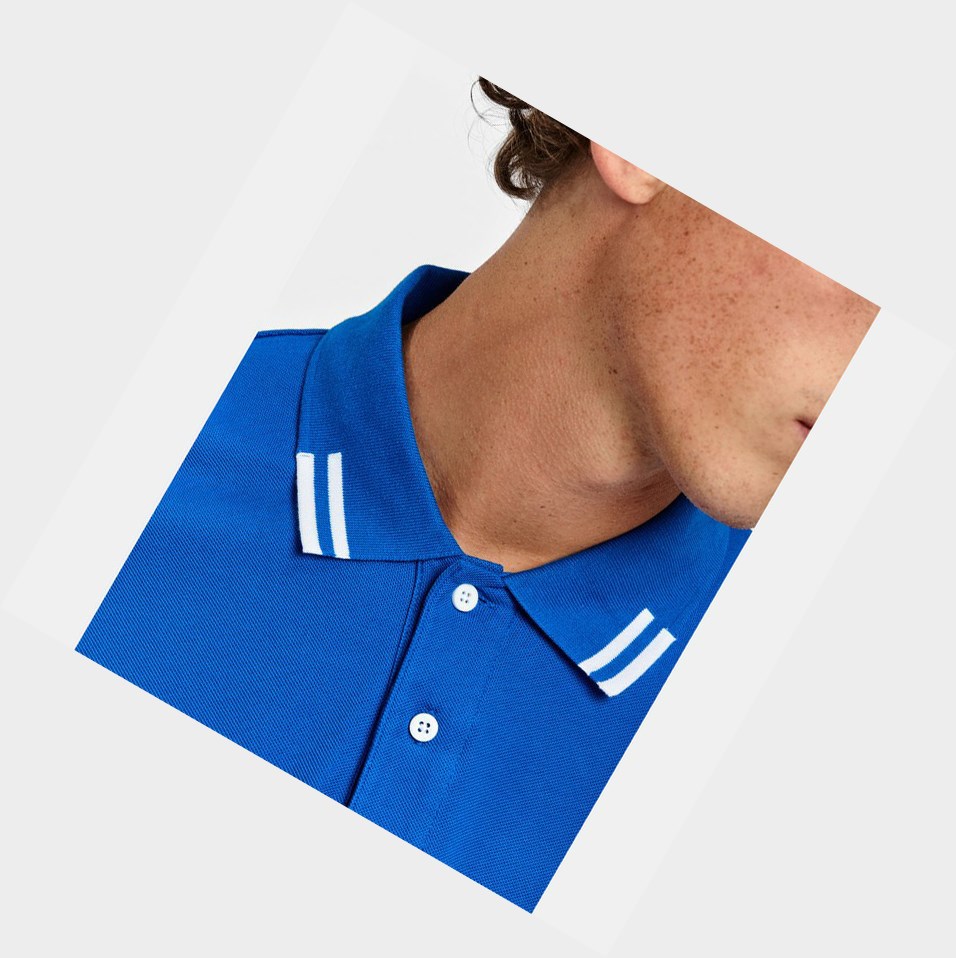 Aigle The Dry-fast Magliette Polo Uomo Blu | GOE-854270