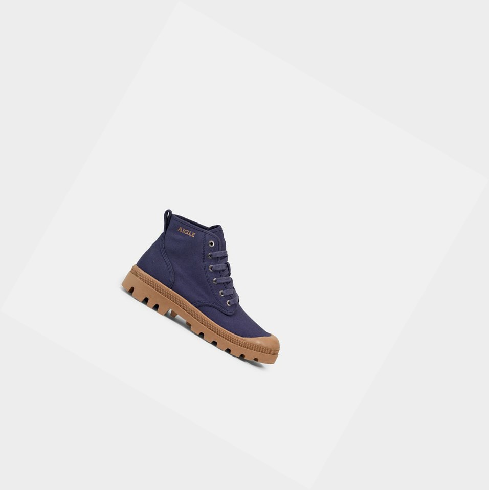 Aigle The Eco-friendly Passeggio And Leisure Scarpe Trekking Uomo Blu Marino | UIW-890136