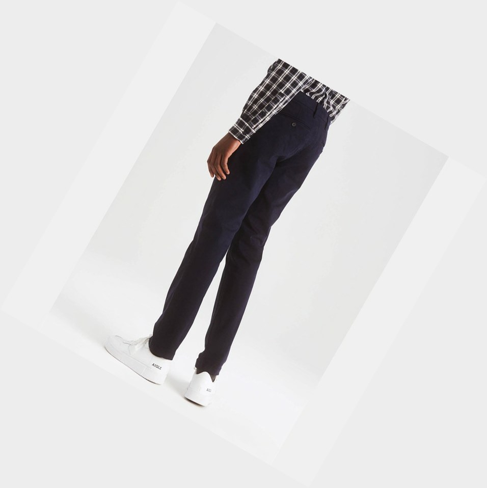 Aigle The Essential Chino Pantaloni Uomo Blu Marino | GQM-849213