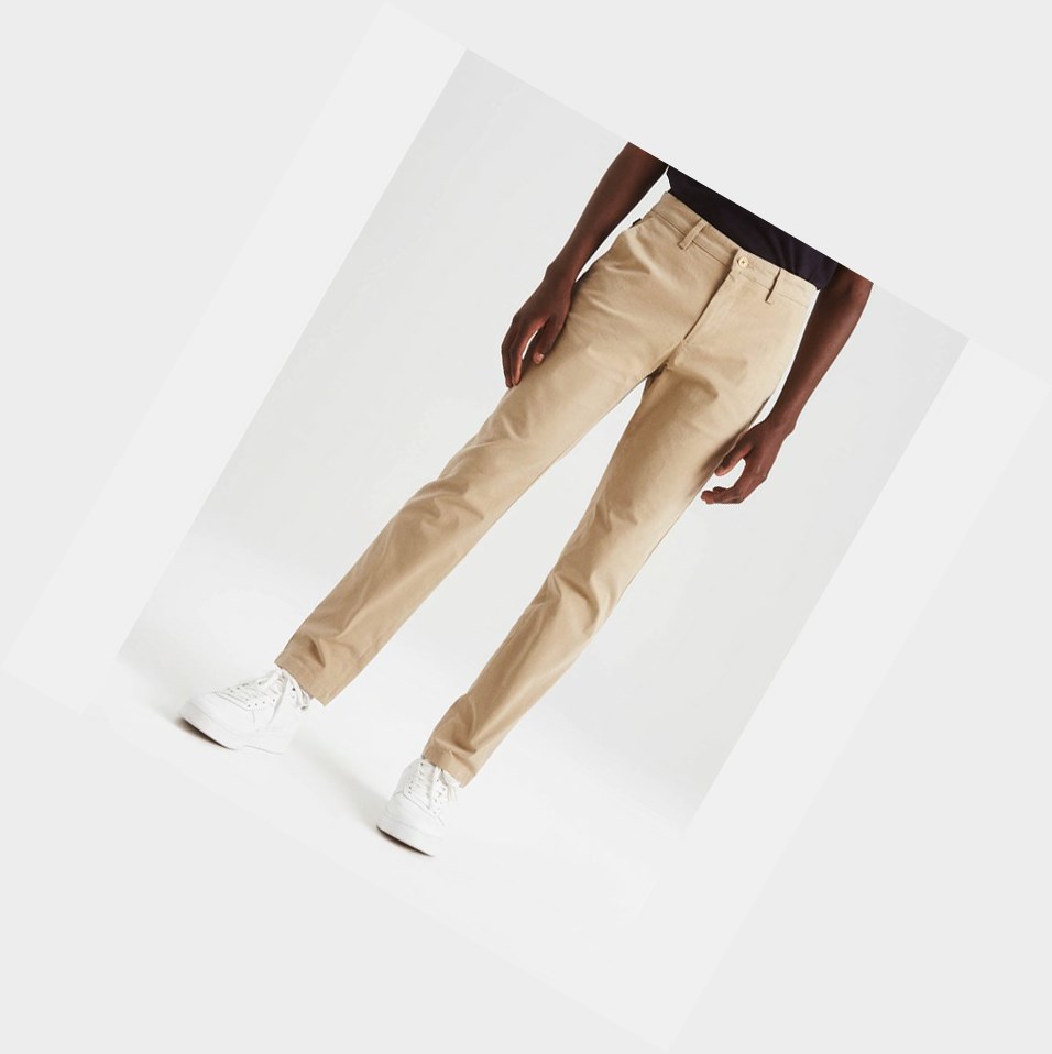 Aigle The Essential Chino Pantaloni Uomo Beige | SKT-357204