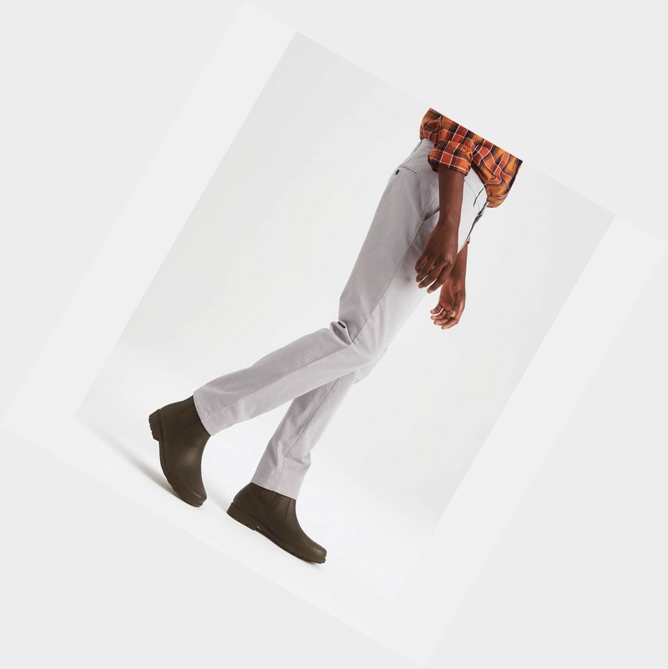 Aigle The Essential Chino Pantaloni Uomo Grigie | YPI-625917