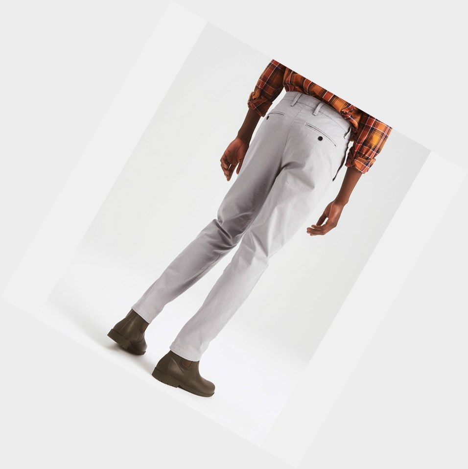 Aigle The Essential Chino Pantaloni Uomo Grigie | YPI-625917