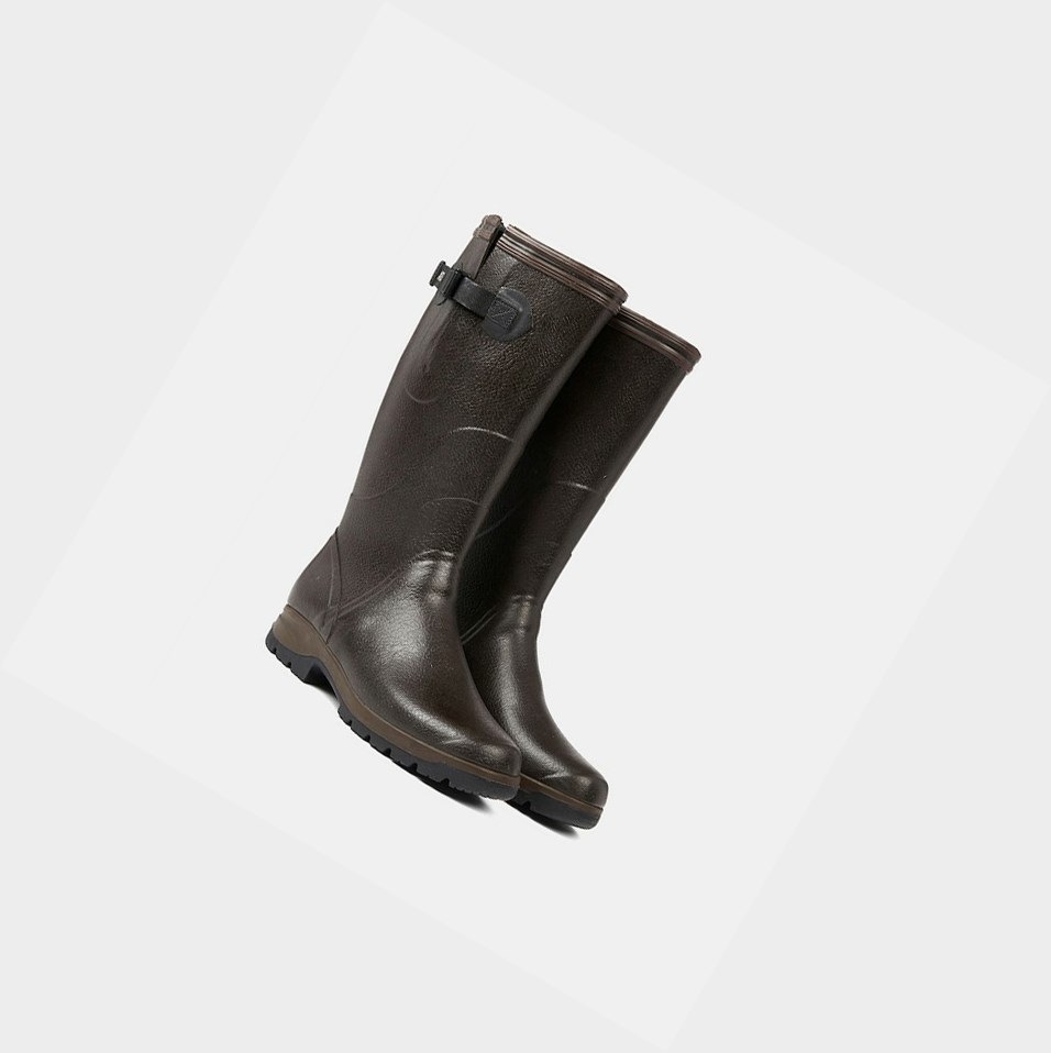 Aigle The Farming Boot For Larghe Feet And Calves Stivali da Lavoro Uomo Nere | YFI-061928