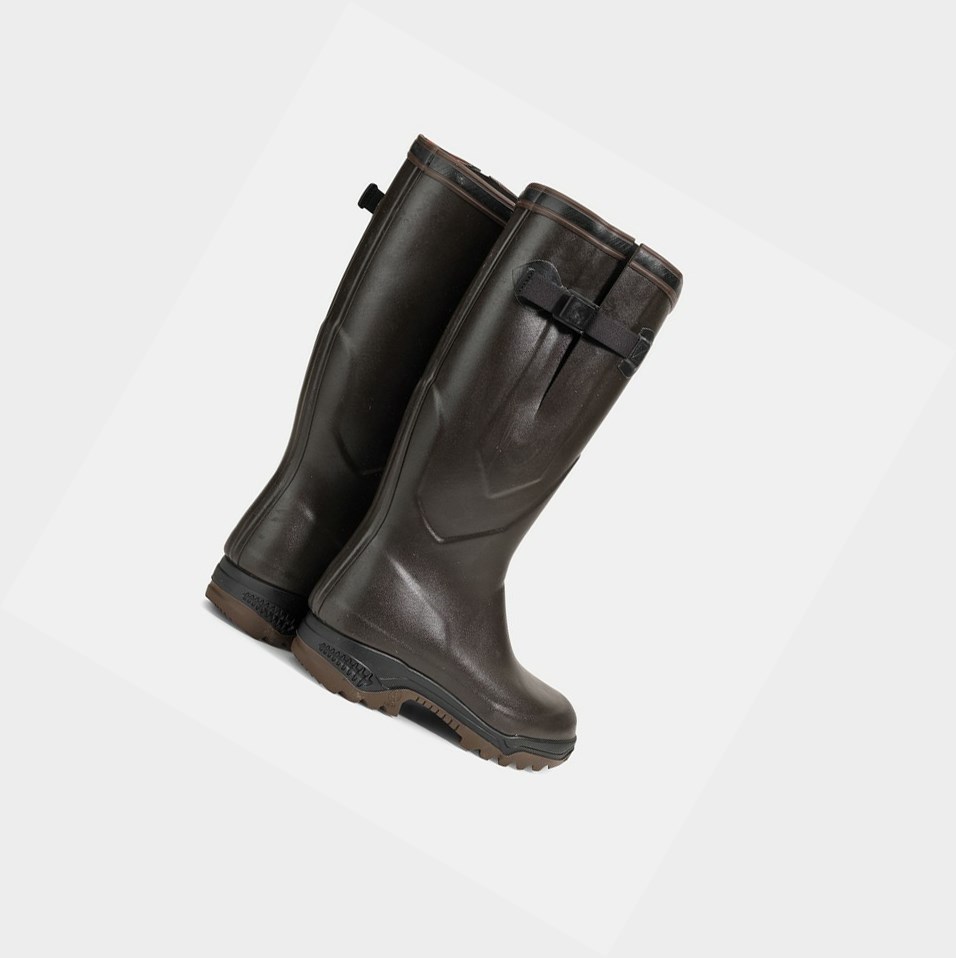 Aigle The First Anti-fatigue Boots That Protects From The Cold Stivali Da Caccia Donna Marroni | UHL-124586