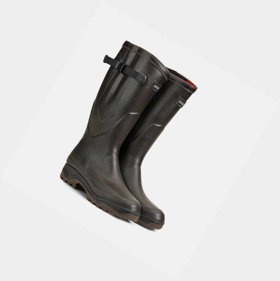 Aigle The First Anti-fatigue Boots That Protects From The Cold Stivali Da Caccia Donna Marroni | UHL-124586