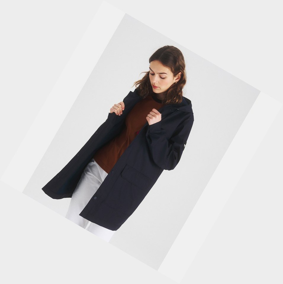 Aigle The Long, Leggere And Impermeabili Cappotti & Giacca Donna Nere | ETG-526710