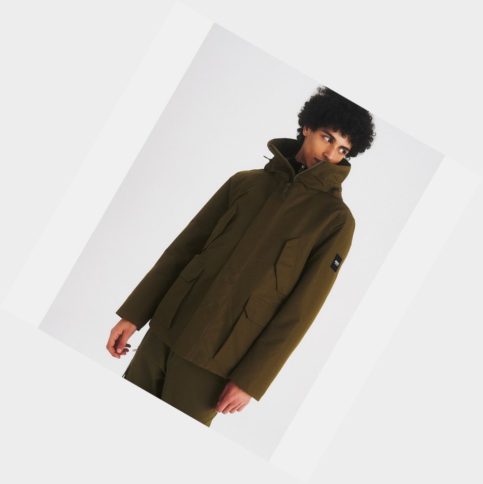 Aigle The Must-have Mtd Giacche Parka Uomo Khaki | TVY-618723