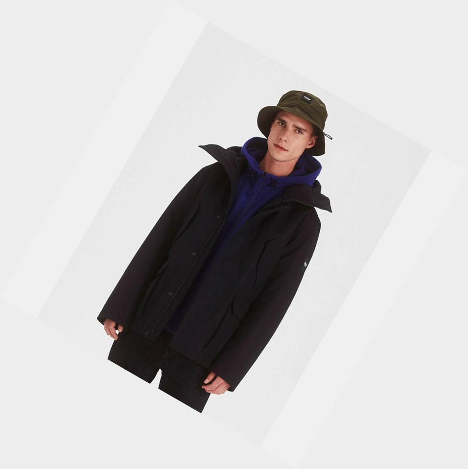 Aigle The Must-have Mtd Giacche Parka Uomo Nere | WOQ-054792