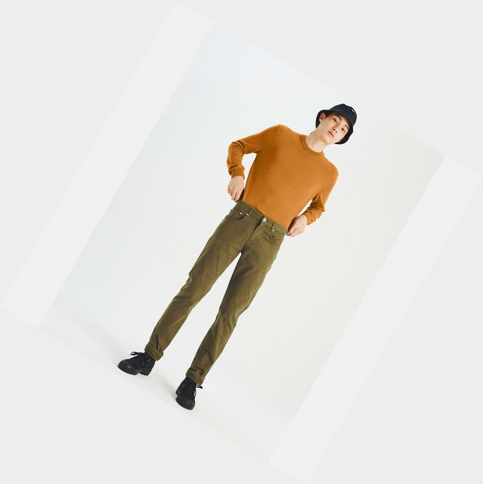 Aigle The Traditional 5-pocket Pantaloni Uomo Verde Oliva | UVQ-284195