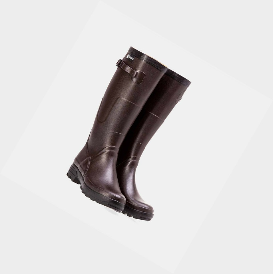 Aigle The Urban Ankle Rain Stivali Da Caccia Donna Bordeaux | STN-312648