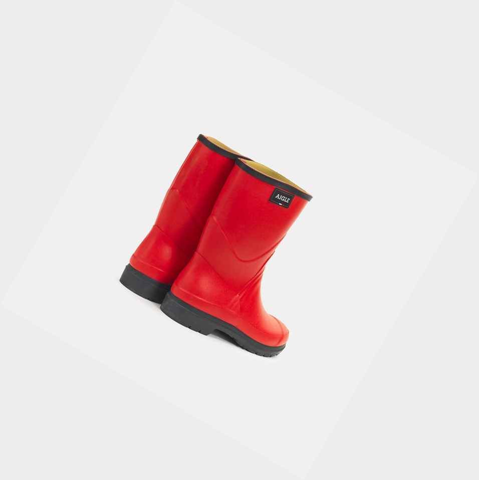 Aigle The Urban Rain Stivali da Pioggia Donna Rosse | WUO-169470