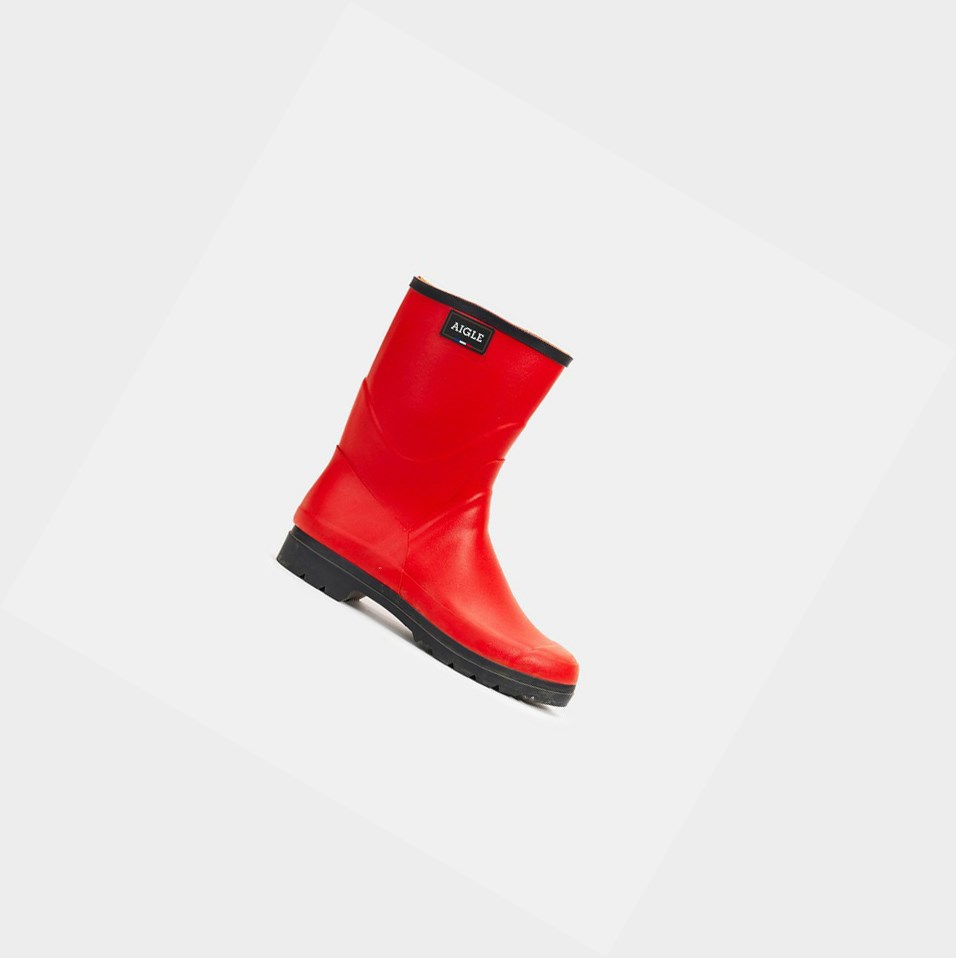 Aigle The Urban Rain Stivali da Pioggia Donna Rosse | WUO-169470