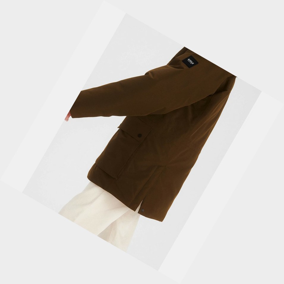 Aigle This Season's Must-have Mtd Giacche Parka Uomo Khaki | MYD-672430