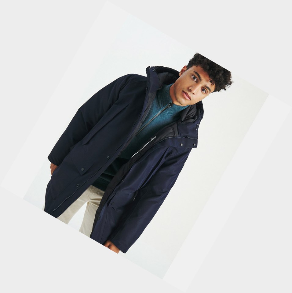 Aigle This Season's Must-have Mtd Giacche Parka Uomo Blu Marino | THO-245731